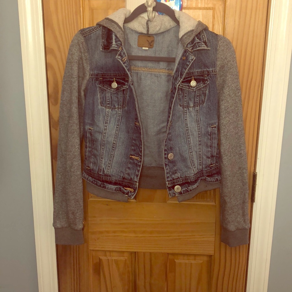 American Eagle Jean/Sweatshirt Hoody